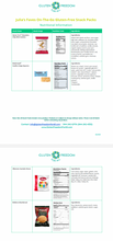 Load image into Gallery viewer, Julia's Faves On-The-Go Gluten-Free Snack Pack